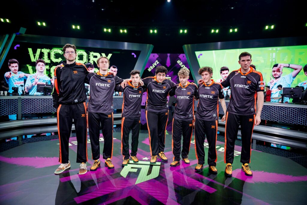 crashies and FNATIC during the 2025 VCT EMEA 2025 Day 3 Week 3 at the Riot Games Arena on January 31 2025 in Berlin, Germany