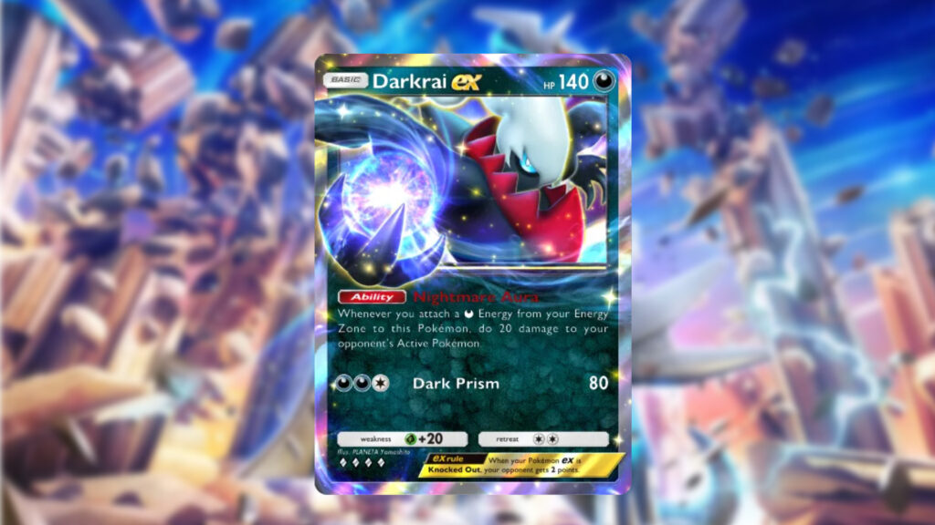 Best Darkrai EX deck in Pokémon TCG Pocket