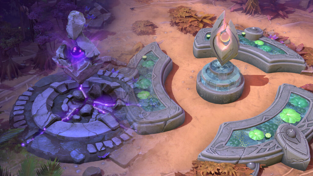 Wisdom runes, Lotus Pools converted to Shrines in Dota 2 patch 7.38