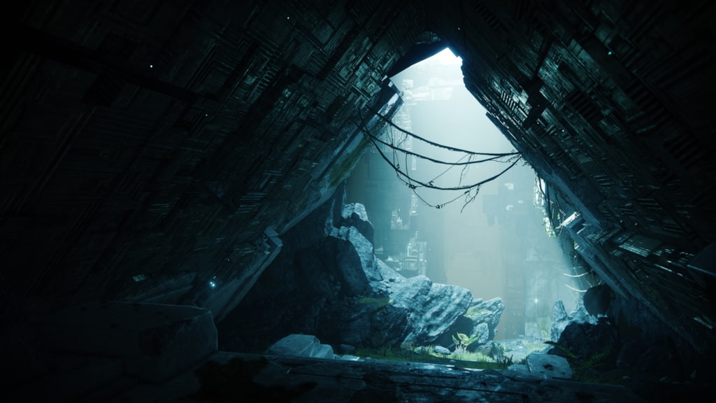 Guardians descend into the Vault of Glass in Destiny 2.