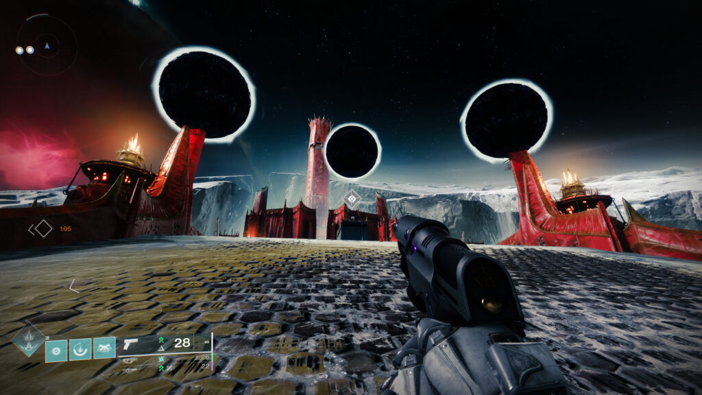 The Altar of Sorrow and three Taken Blights in Destiny 2.