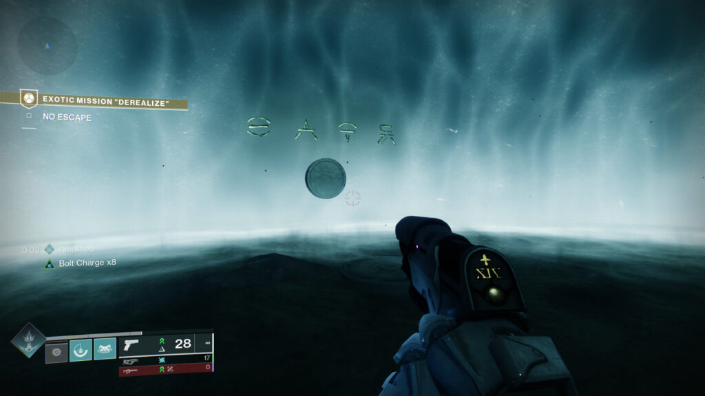 A guardian stands ready to complete the Barrow-Dyad puzzle in Destiny 2.