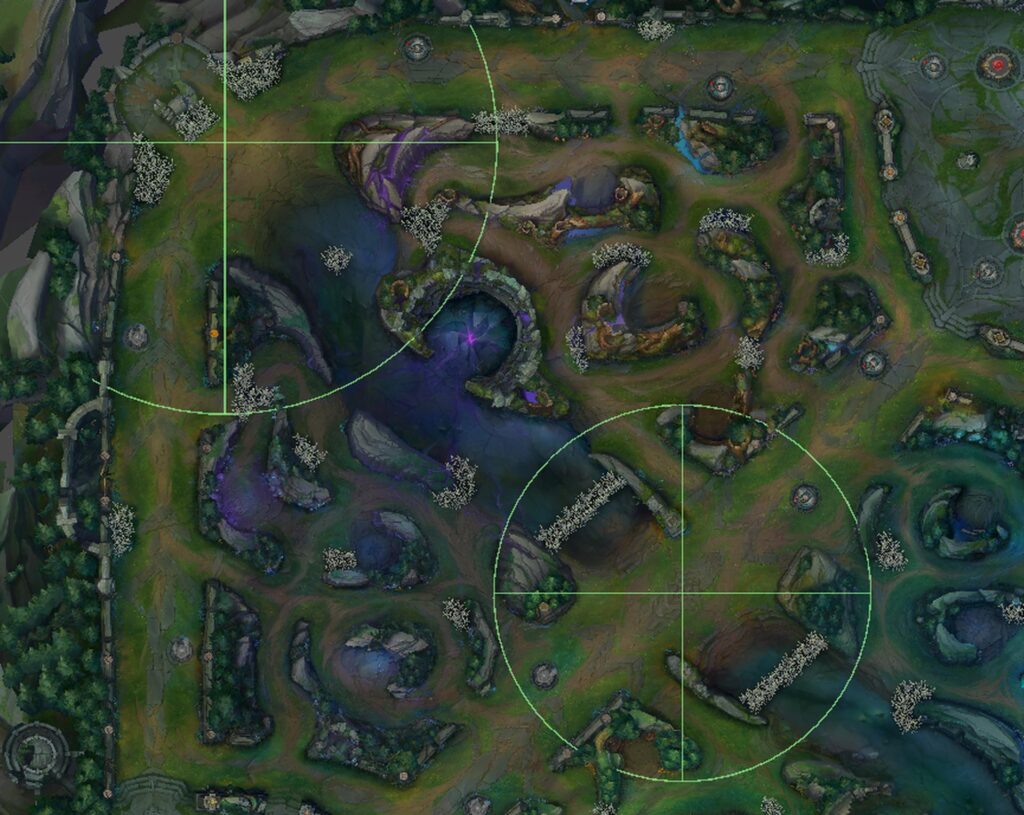 Laneswap detection radius (Image via FranktheBoxMonstr, X/Spideraxe30)