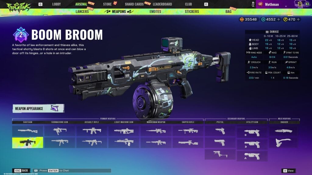 The Boom Broom, one of the best weapons in FragPunk.