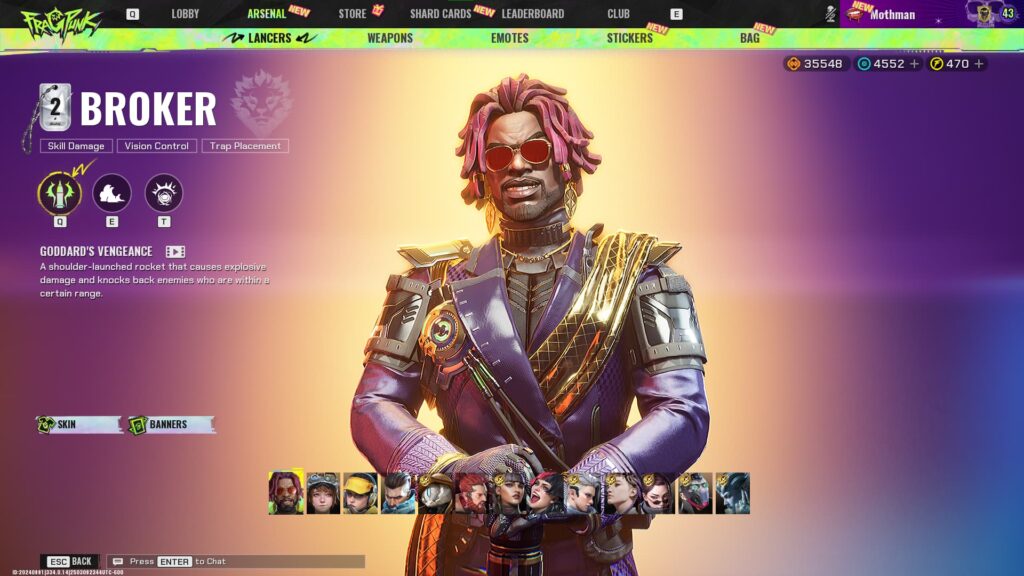 Broker, one of the best Lancers in FragPunk.