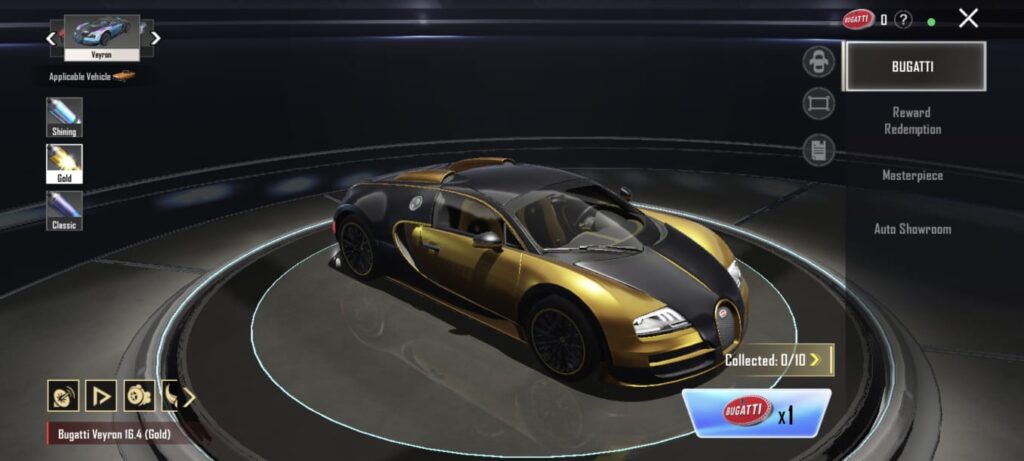 Bugatti Veyron 16.4 (Gold)