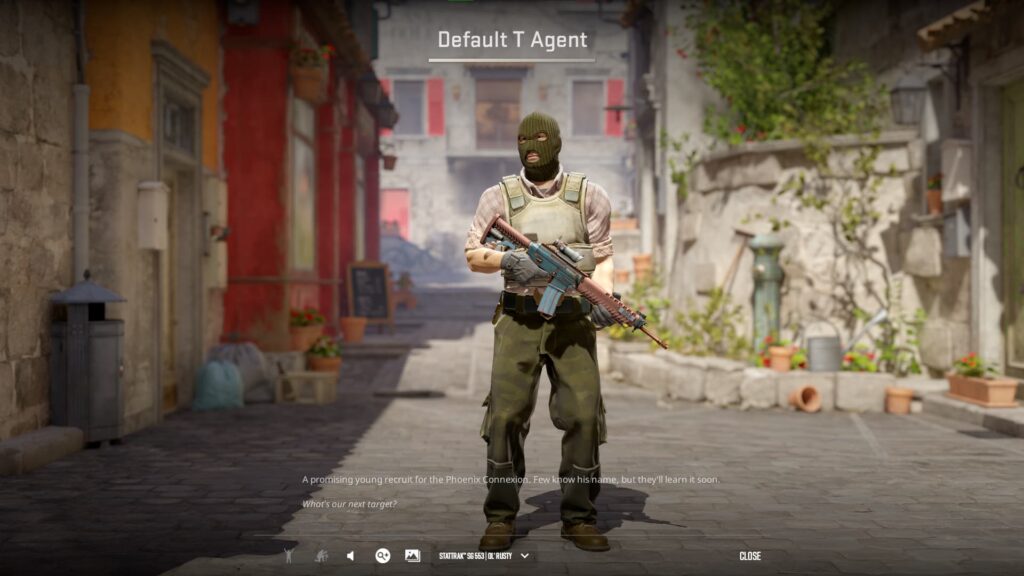 The default Terrorist agent in CS2.