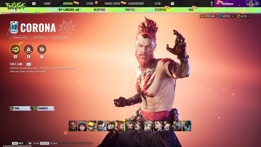 Corona, one of the best Lancers in FragPunk.