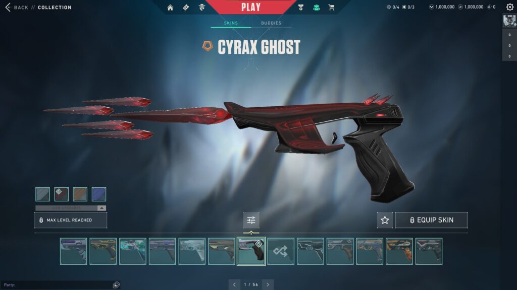 The Ghost skin in the VALORANT Cyrax bundle