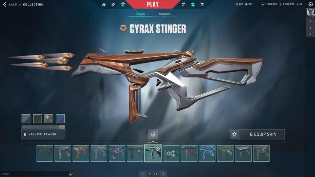 The Stringer skin in the VALORANT Cyrax bundle
