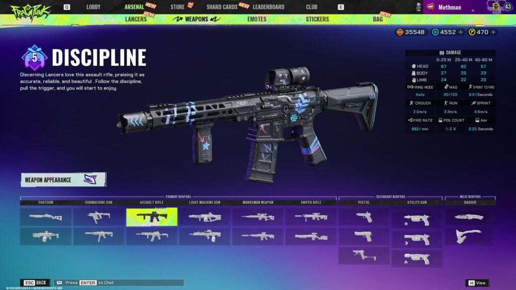 The Discipline, one of the best weapons in FragPunk.