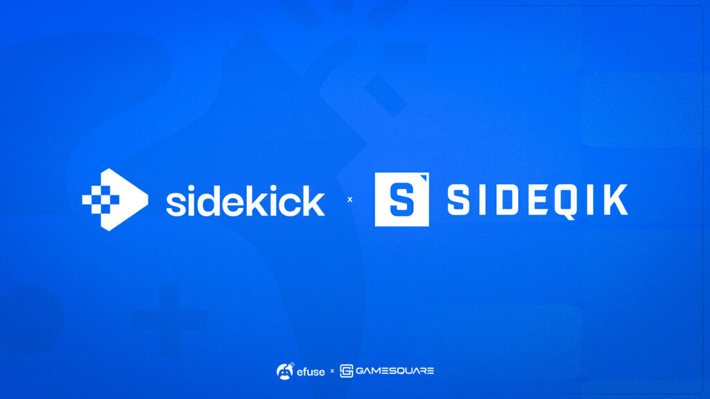 efuse and Sideqik, a GameSquare Company, enter into multiyear partnership to elevate live streaming through Unique Intelligence Solutions