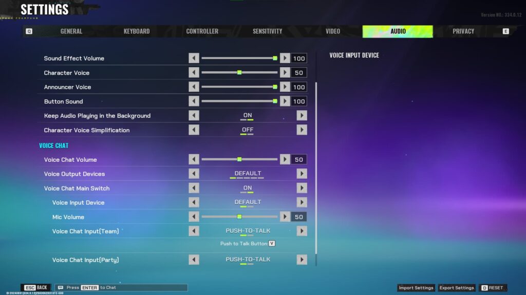 Best audio settings in FragPunk
