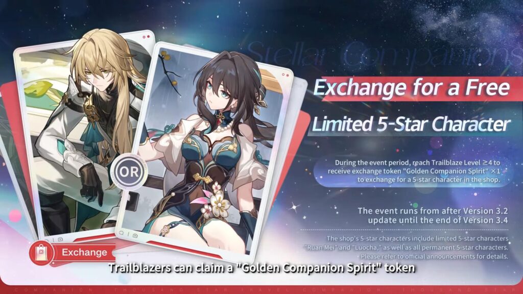 Free 5-star in Honkai Star Rail! (Image via HoYoverse)