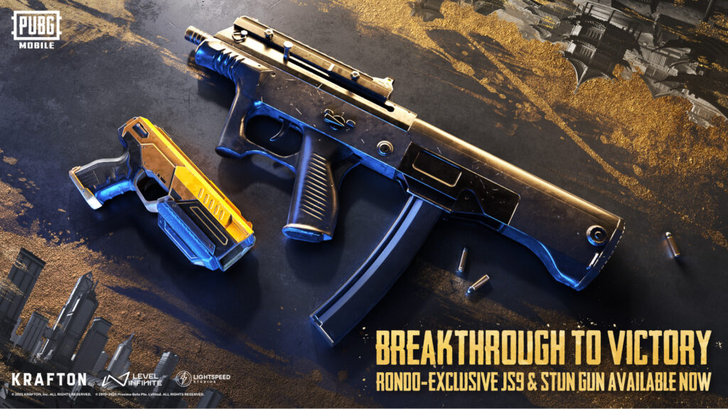 JS9 and Stun Gun are now available to loot in Rondo.