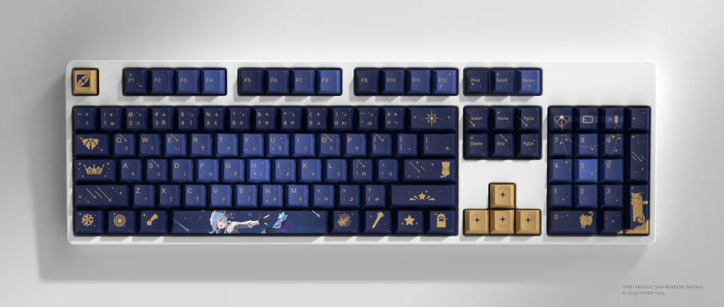hololive Hoshimachi Suisei Keycaps