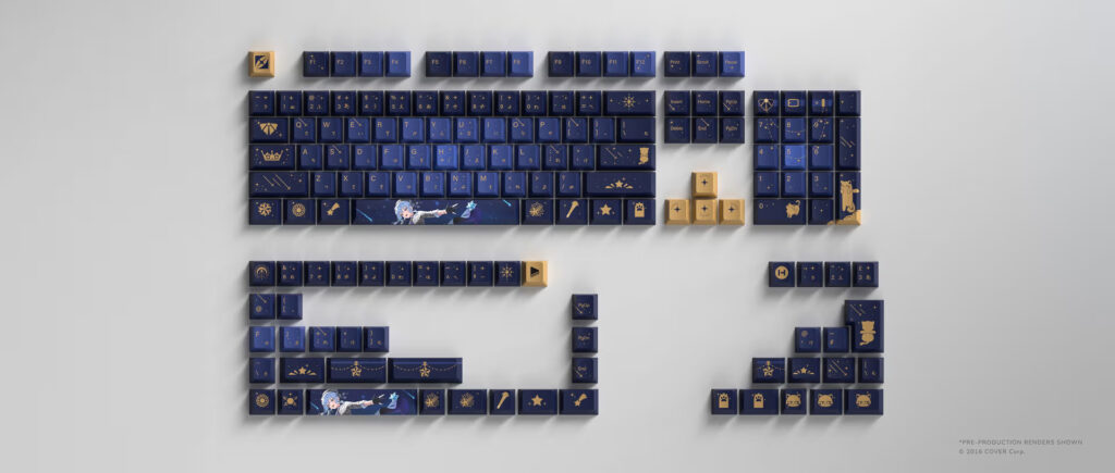 hololive Hoshimachi Suisei Keycaps