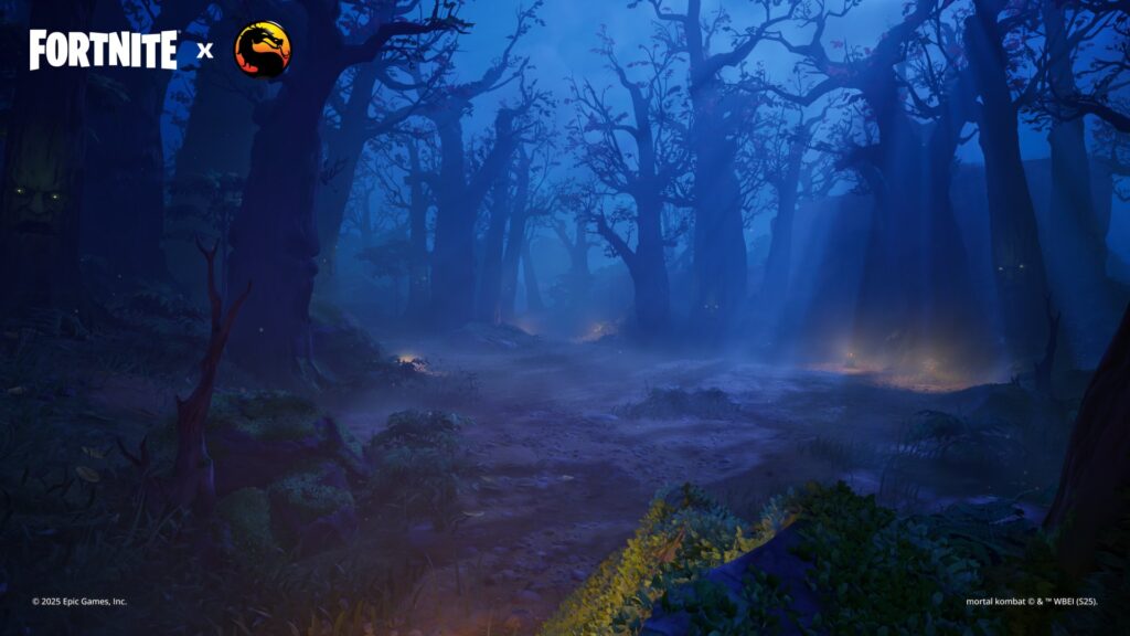 Living Forest Mortal Kombat stage in Fortnite