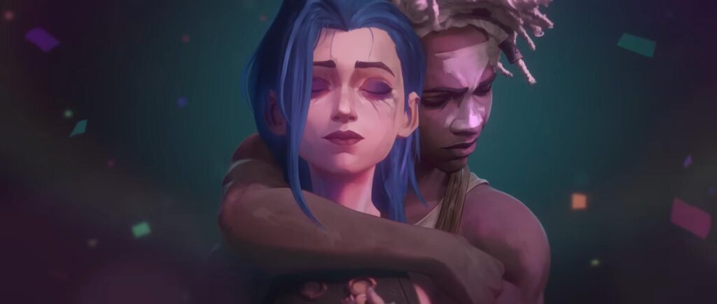 Ekko and Jinx (Timebomb!) in the Ma Meilleure Ennemie music video (Image via Riot Games) 