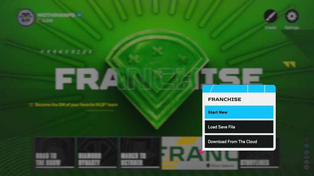 Does MLB The Show 25 have online Franchise?