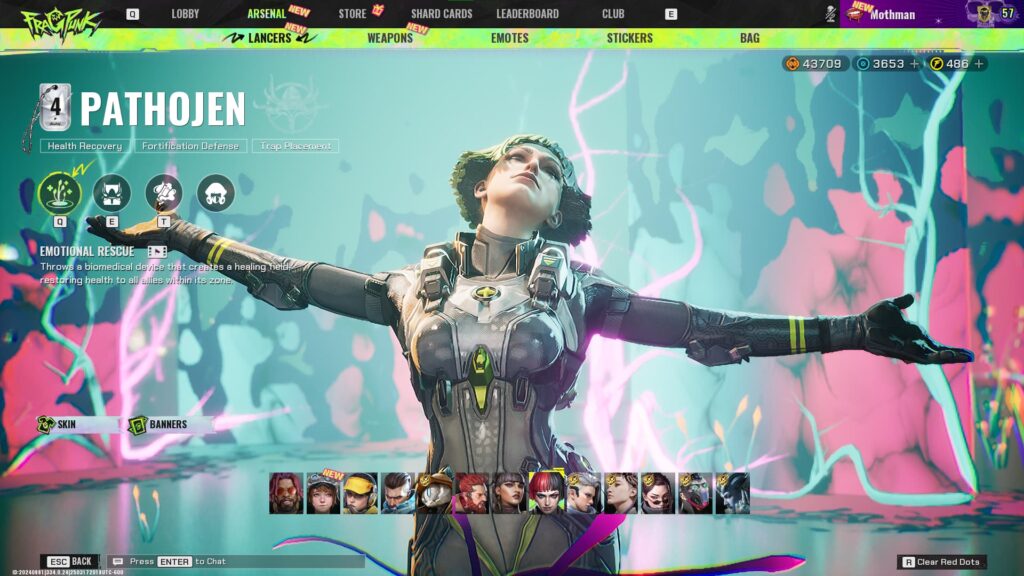 Pathojen, one of the Lancers in FragPunk.