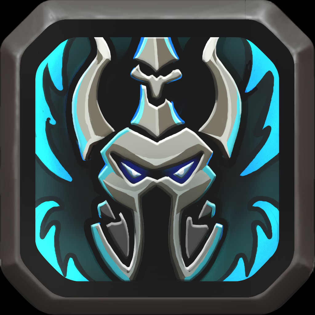 The Purgatory icon in Warcraft Rumble looks like the Lich King's helmet.
