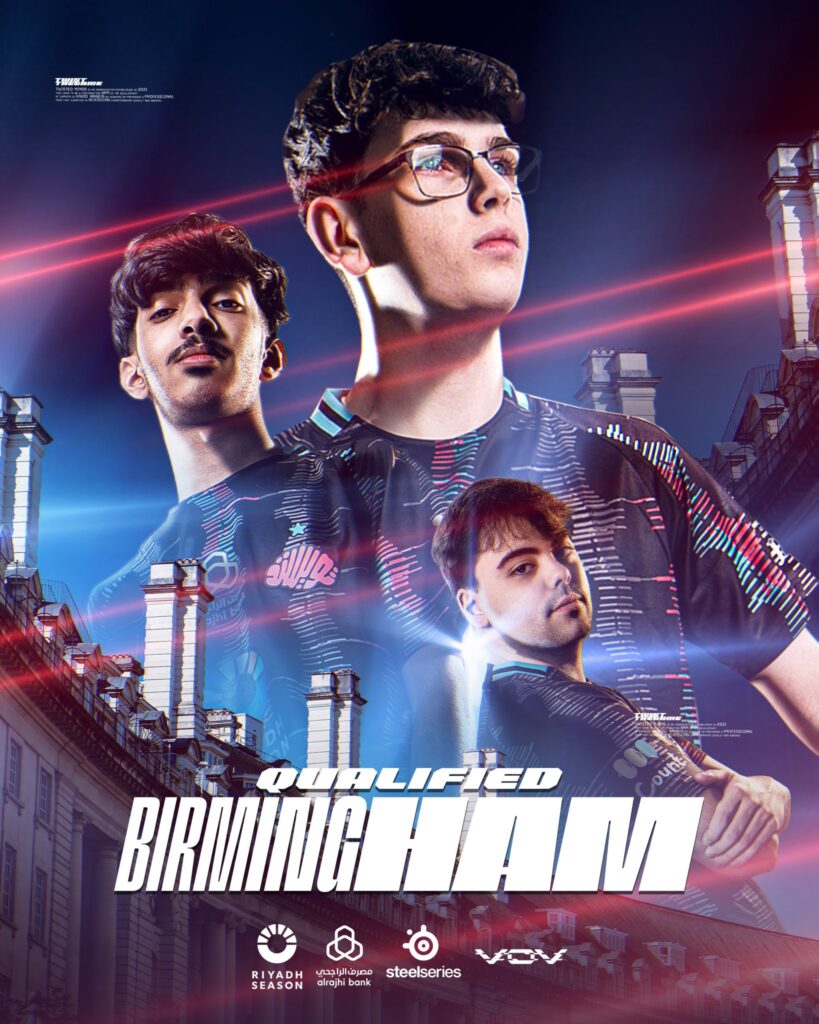 It’s a photo of the Rocket League esports players from the team Twisted Mind.