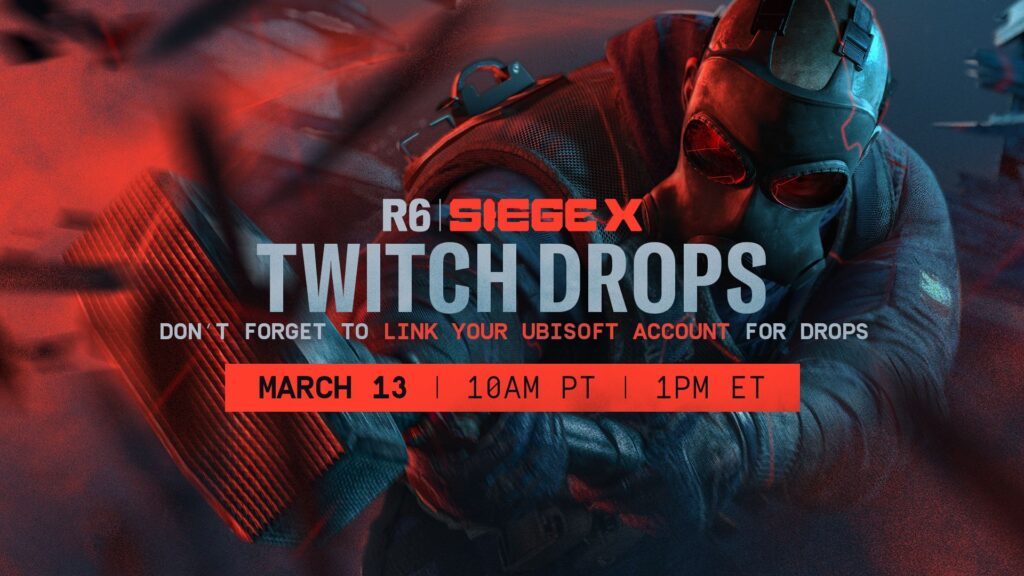 Exciting Twitch drops for viewers during the Rainbow Six Siege X Showcase event