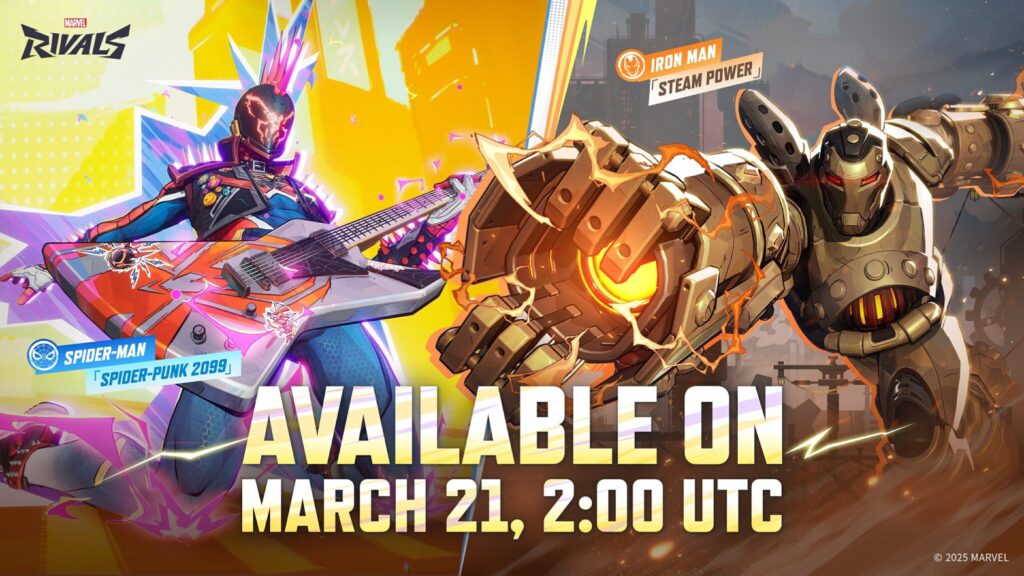 Spider-Punk 2099 and Steam Power Iron Man are on their way to Marvel Rivals