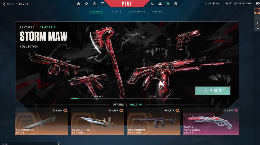 VALORANT Storm Maw bundle