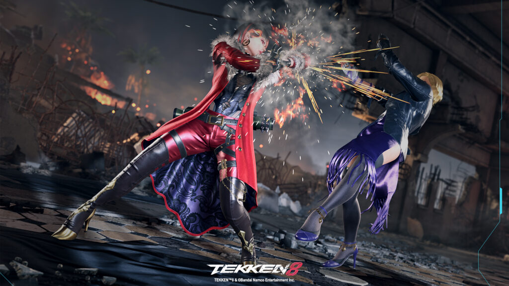 The image shows a Season 2 DLC character in the fighting game TEKKEN 8: Anna Williams