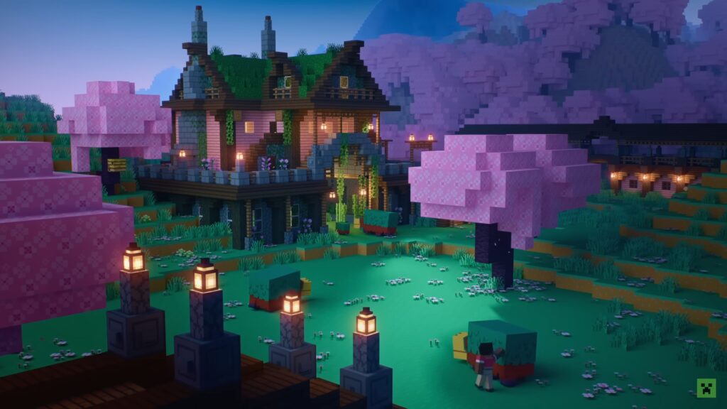 Screenshot of Minecraft's Trails and Tales Update