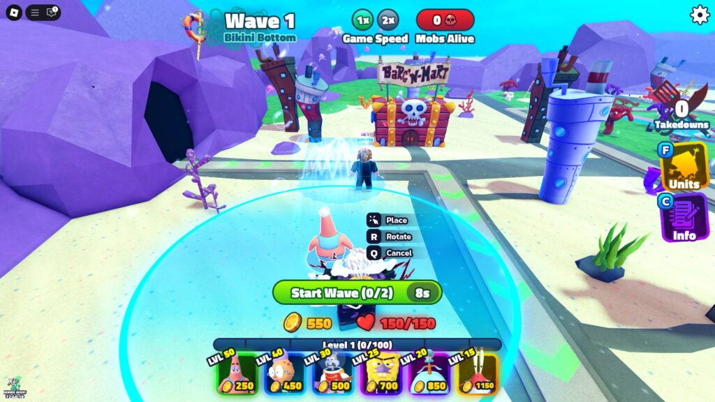 Waiting for the mobs to come