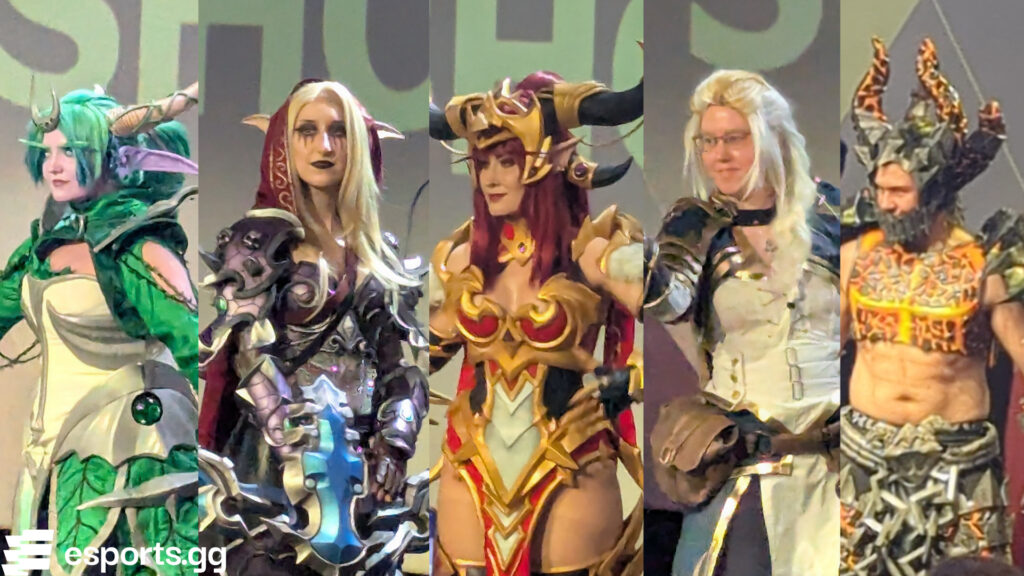 Photos of cosplayers during the Warcraft 30th Anniversary World Tour in Toronto