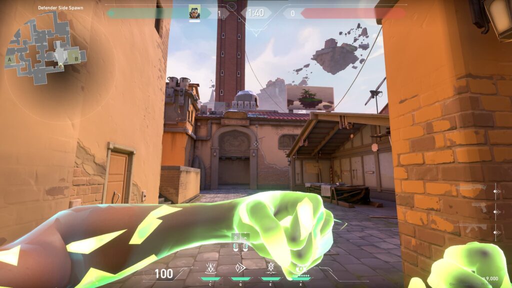 Waylay readies up her Light Speed dash ability in VALORANT.