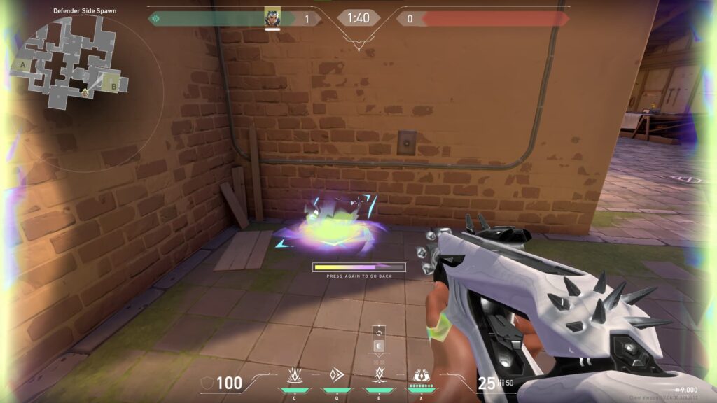 Waylay has set a beacon down to start her Refract ability in VALORANT.