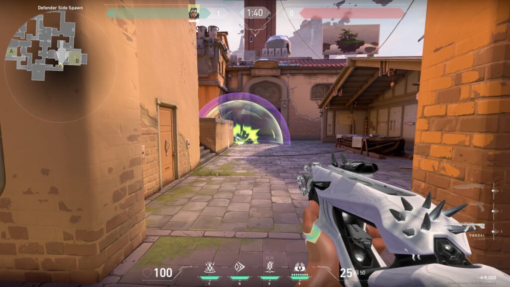 The exploding of the Saturate ability.