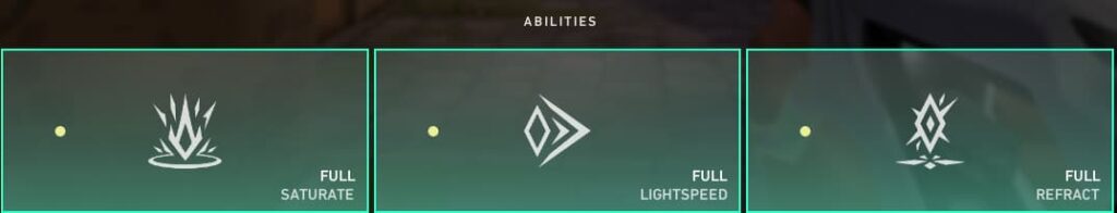 Waylay's buyable abilities in VALORANT.