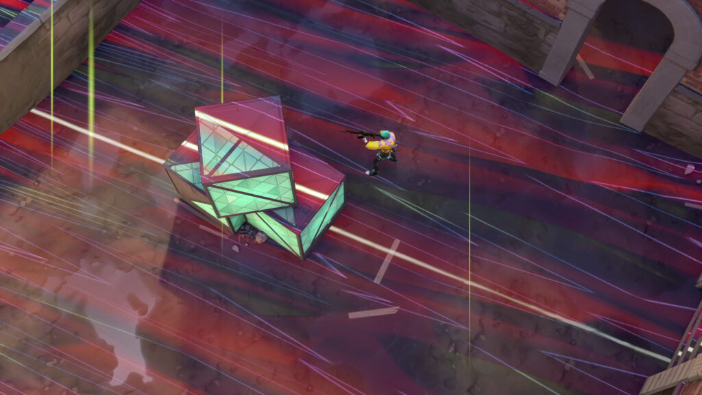 Killjoy being hit with Convergent Paths.