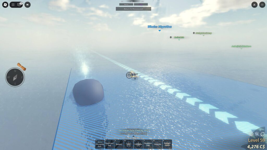 A Whale Migration in Fisch