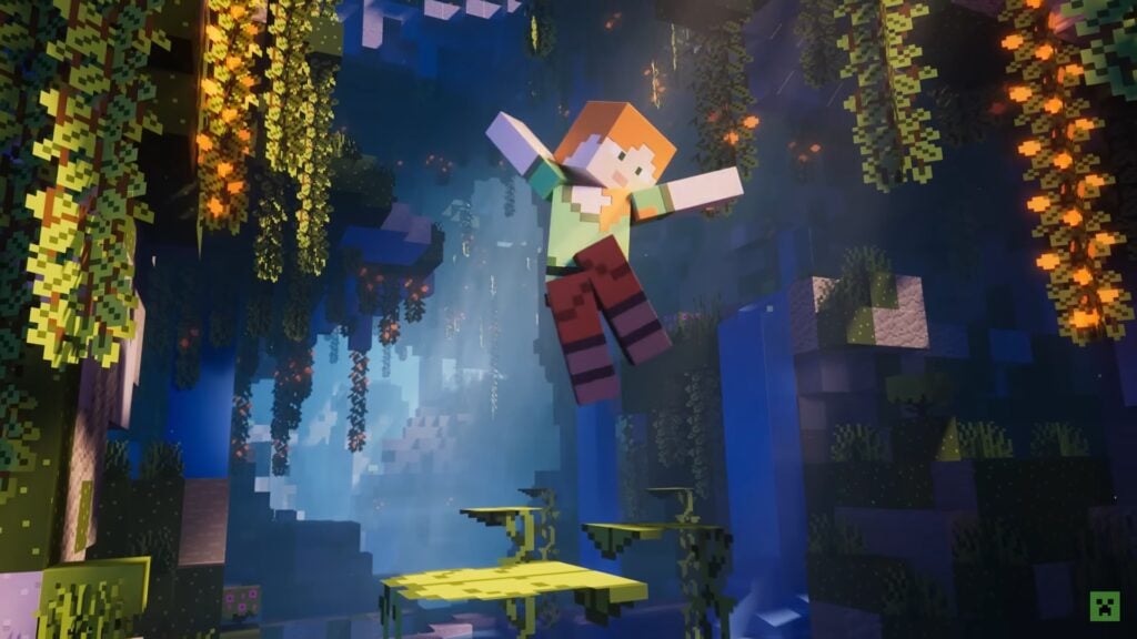 Screenshot of Minecraft's Caves and Cliffs Update