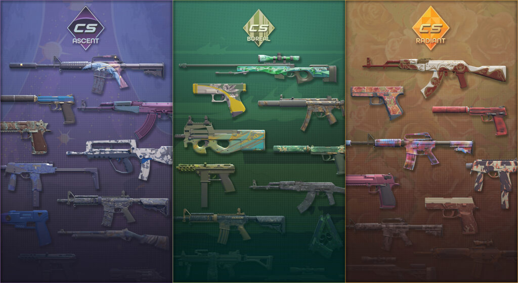 The new weekly drop collections in CS2.