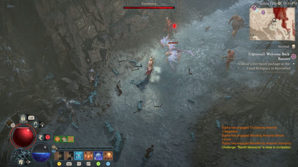 sorcerer gameplay in diablo 4