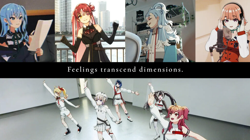 hololive VTubers, popular 3D creators star in “Feelings Transcend Dimensions” video