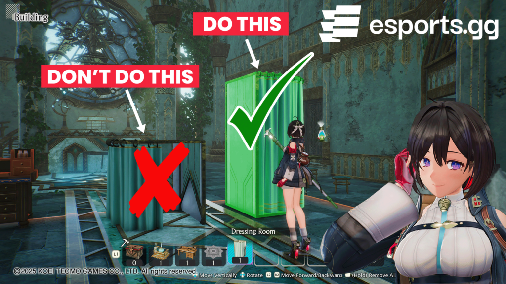 How to build a Dressing Room in Atelier Yumia to change costume