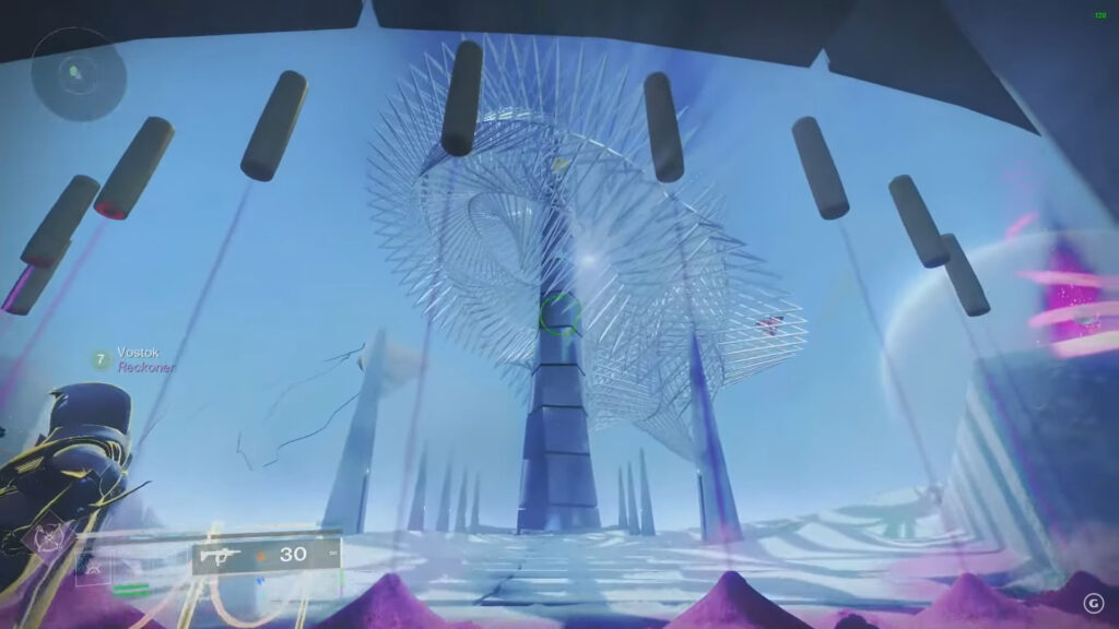 A screenshot of The Third Spire in Destiny 2.