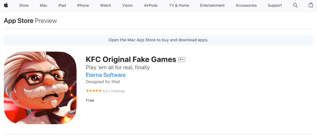 The app is published by Eterna Software and now available on App Store.