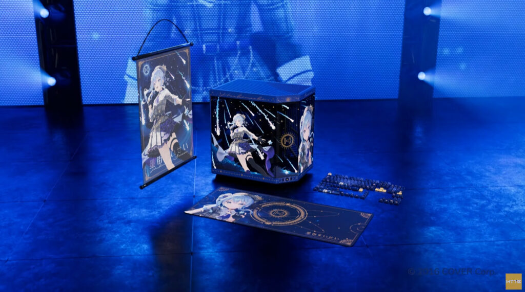 HYTE X hololive Hoshimachi Suisei collection is now available for pre-order worldwide.