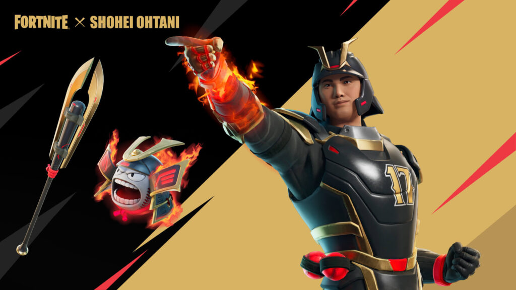 Shohei Ohtani Samurai Fortnite Skin