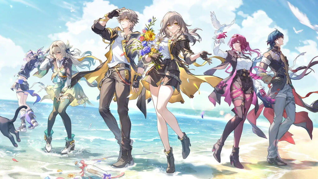 Key visual for the Honkai Star Rail second anniversary on April 2025. (Image via HoYoverse)